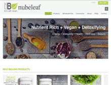 Tablet Screenshot of nubeleaf.com